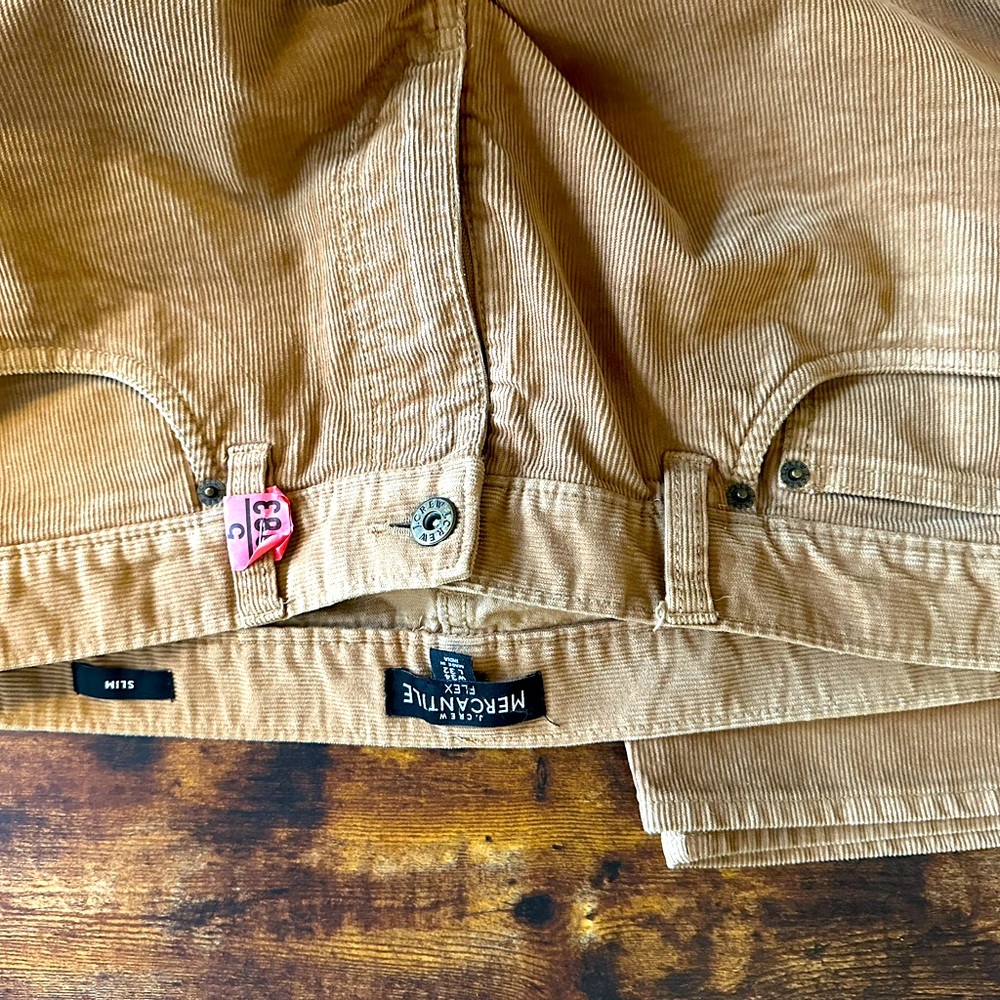 J Crew Mercantile Tan Corduroy Men’s 34x32
